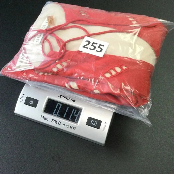 Alice + Olivia Womens Medium Morgana Tunic Dress Red Embroidered Cut Out Lined - Picture 9 of 10